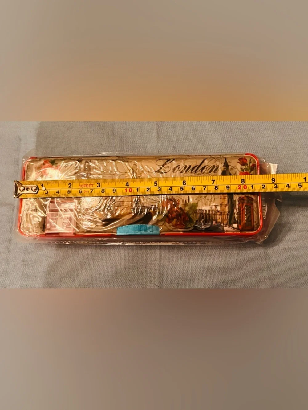 London Souvenir Plastic Pencil Cases 2 8.5